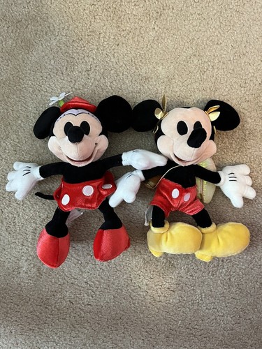Disney Minnie and Mickey Mouse Valentines Plush Set | eBay