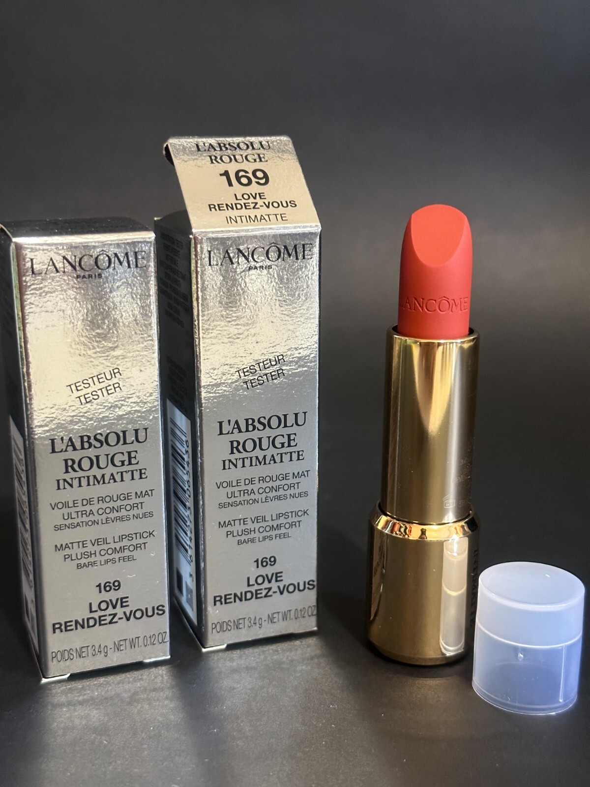 LANCOME L'Absolu Rouge Intimate 2本セット Lancome L'absolu Rouge Lipstick #169 LOVE RENDEZ-VOUS
