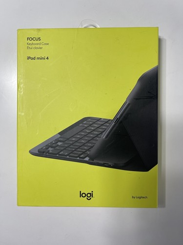 Logitech FOCUS Protective Case w/Integrated Keyboard for iPad Mini 4 Gen 4-7953