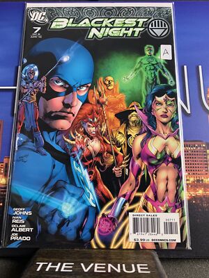 BLACKEST NIGHT #7 1st APP White Lantern Ring Sinestro - 2010 Marvel Comics - A