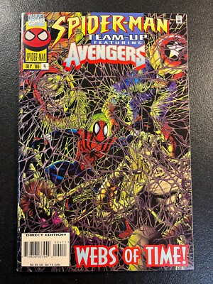 SPIDER-MAN Team Up 4 Avengers GEORGE PEREZ Cover V 1 Gwen Stacy Black Widow Thor