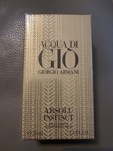 Armani Acqua di gio Absolu Instinct 75ml EDP sealed Fast Delivery