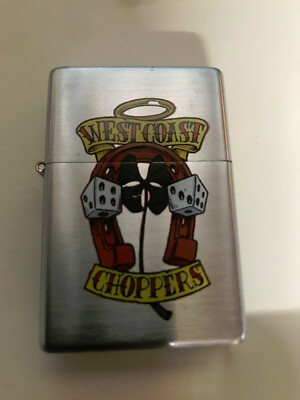 NOS L/E 2007 West Coast Chopper Lighter Horseshoe Anchor Swallow Roses 4 Kinds