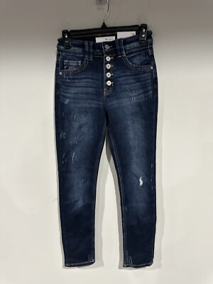 Kancan Jeans Size 3 Women 3/25 High Rise Full Length New With Tags