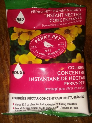 Lot of 6 Perky Pet 5.3 oz Concentrated Hummingbird Instant Nectar Feeder