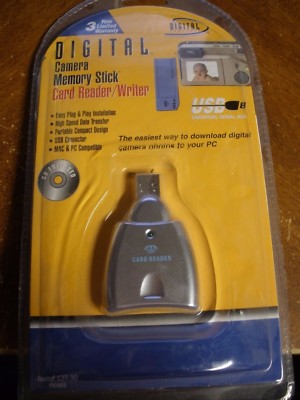 NEW Digital Concepts Camera Memory Stick Card Reader/Writer BR-30 (O19)
