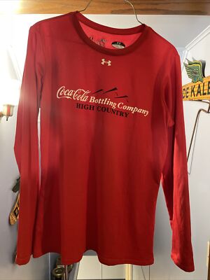 coca cola t shirt under armour small 