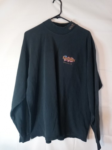 Vtg Rare 90s Medium Faded Easy Riders Dallas Long Sleeve T