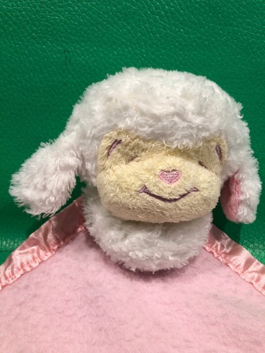 Lamb Prayer(no Sound)Pink Security Blanket Bright Inspirations11-1/2”Plush Lovey