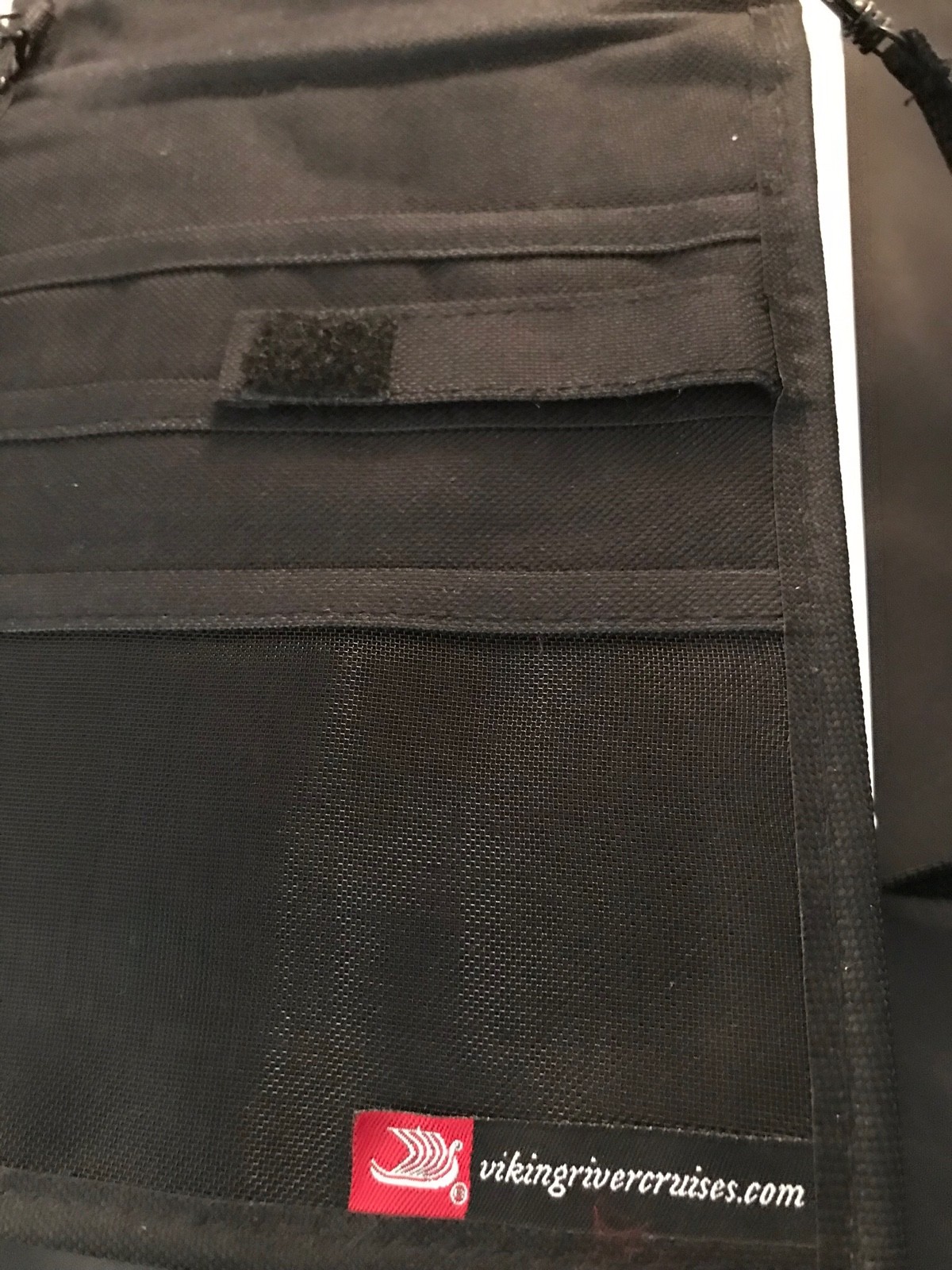 Viking River Cruises Black Cross Body Travel Pouch Bag Unisex