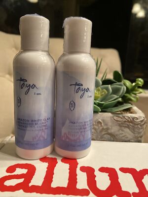 2x TAYA Amazon White Clay Advanced Thickening Creme - 2 oz each - NEW/Sealed