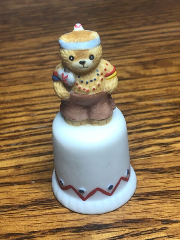 Thimble Lucy Riggs Bear Indian By Enesco
