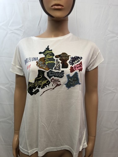 2点おまとめ Desigual 半袖Tシャツ Mサイズ 風景柄の半袖Tシャツ 女性用 I Desigual.com