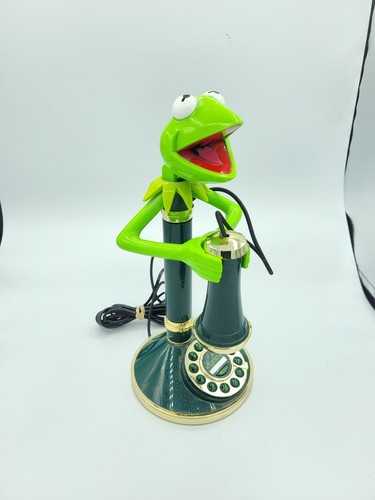 カーミット　電話 KERMIT THE FROG Telephone Candle Stick Corded Phone