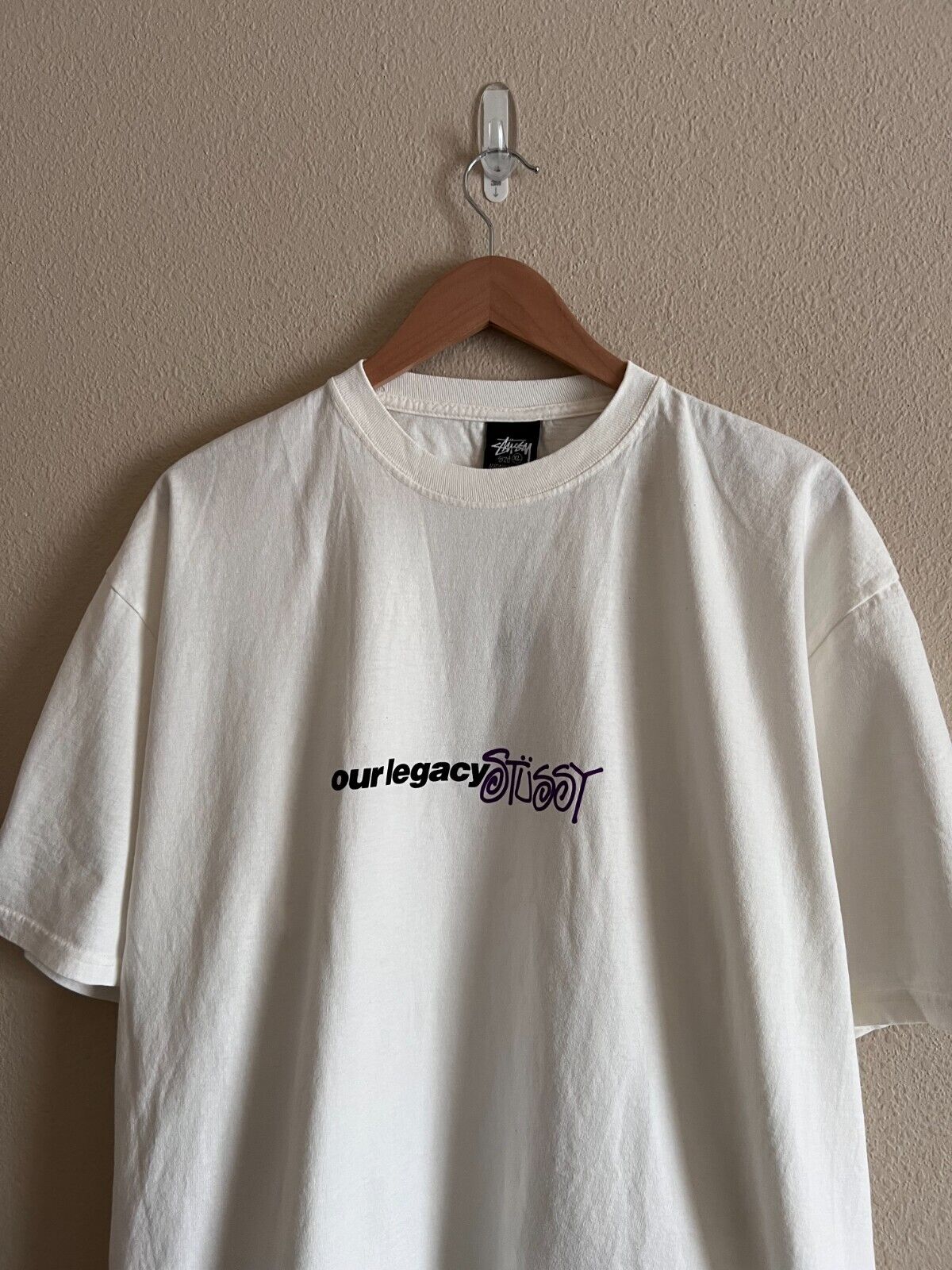 Stussy x Our Legacy Workshop Pigment Dyed Sport Tee - Size Stussy x Our Legacy Workshop Pigment Dyed Sport Tee - Size