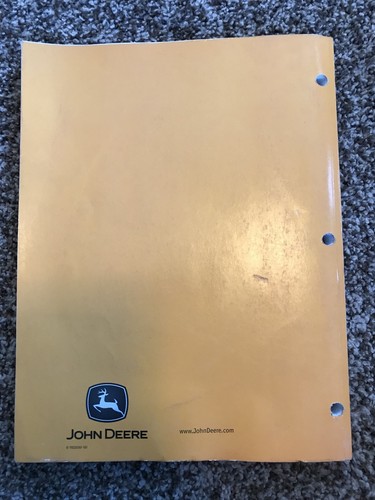 John Deere 790D 790D-LC Excavator Owner Operators Manual OMT116712