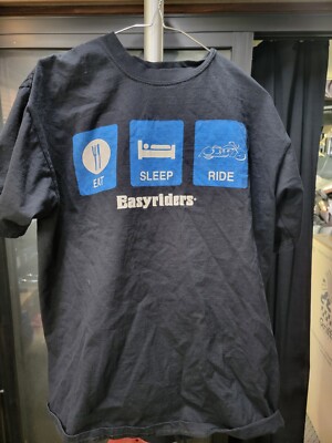 Easy Rider t shirt eat sleep ride repeat