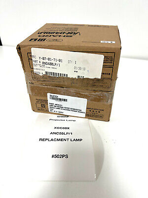 Genuine Sharp AN-C55LP/1  BQC-XGC55X Projector Lamp - NEW - #502C