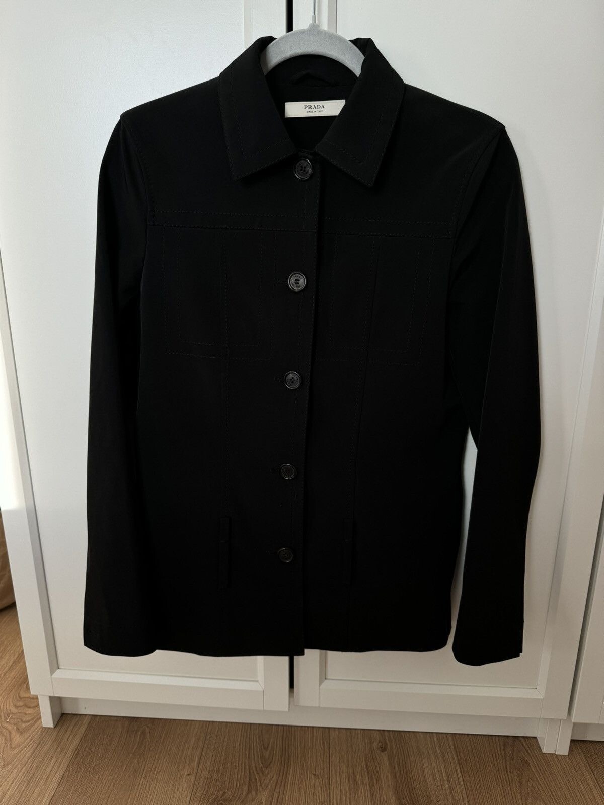 Prada Blazer coat jacket black classic item #cyber24 | eBay