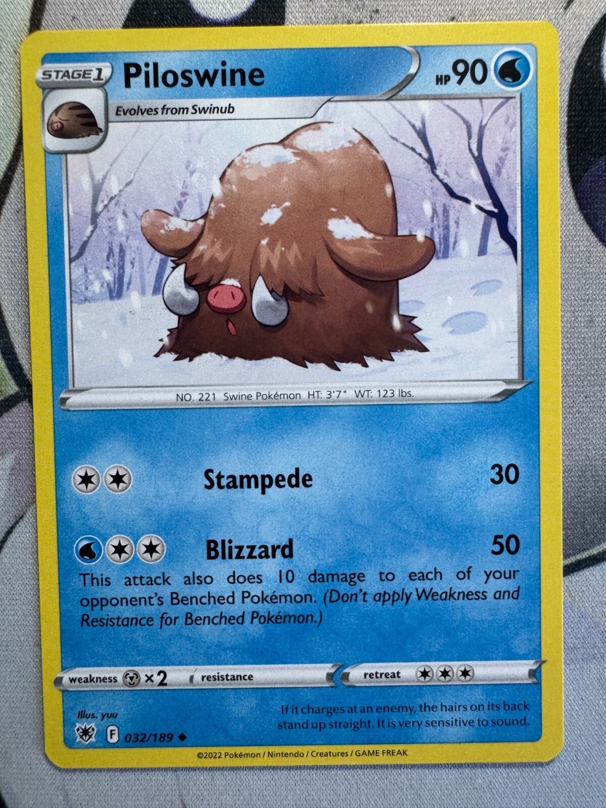 Piloswine Non Holo English Pokemon TCG BKAA374 | eBay