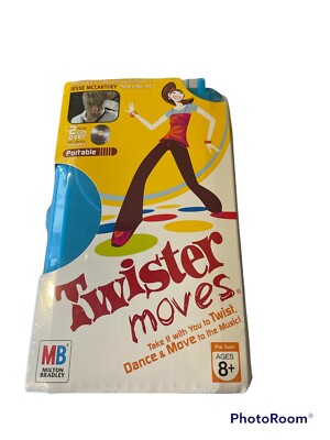 Twister Moves Game Milton Bradley Jesse McCartney Remix CD 100 Dance Sessions 