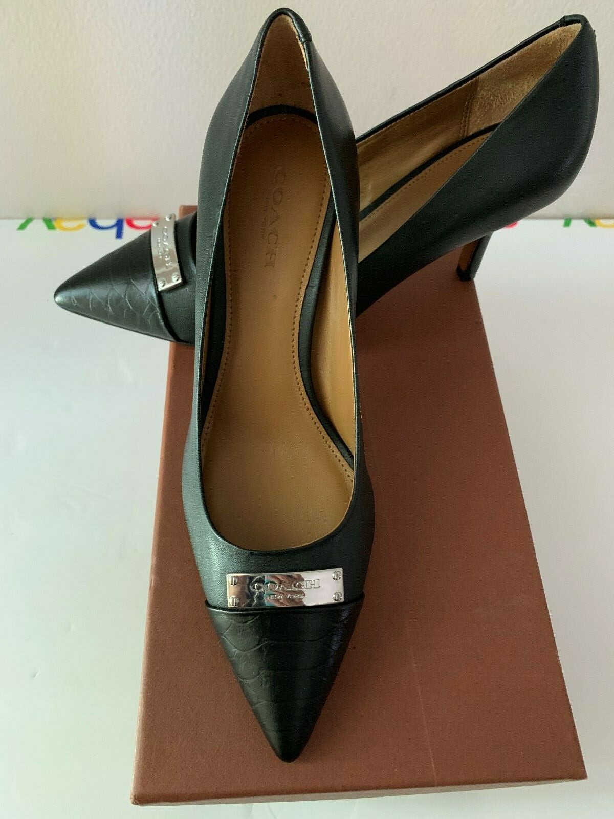 dkny elie pumps black