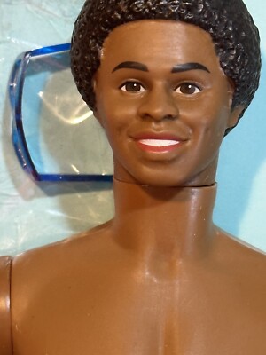 Sunsational Malibu Ken African American Black doll 1983 Vintage (box wear) MIB 