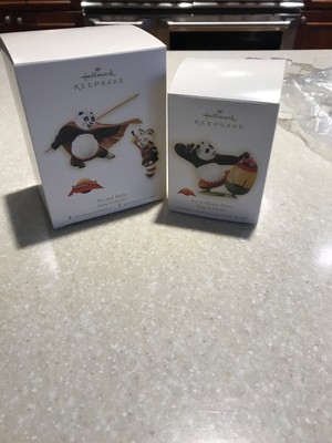New Hallmark 2008 2009 Dreamworks HERO Kung Fu Panda lot Shifu Keepsake Ornament