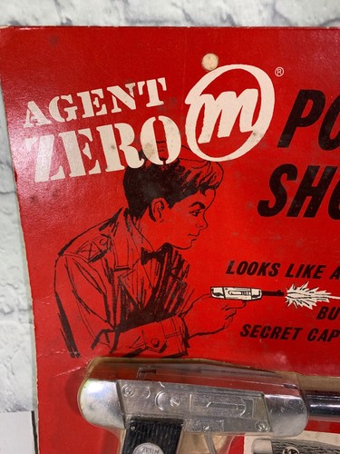 Vintage 1960's Mattel  Agent Zero Pocket Shot New In Package