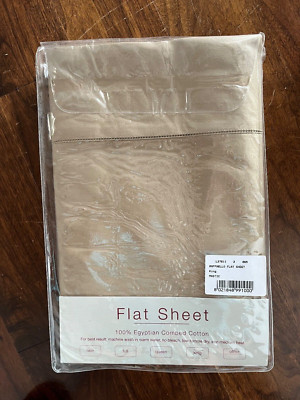 Signoria firenze king flat sheet made in Italy Bronze  Mastic