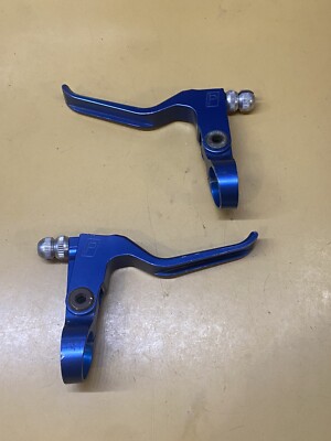 Blue Anodized Paul Components Mountain Bike V-Brakes Levers Vintage