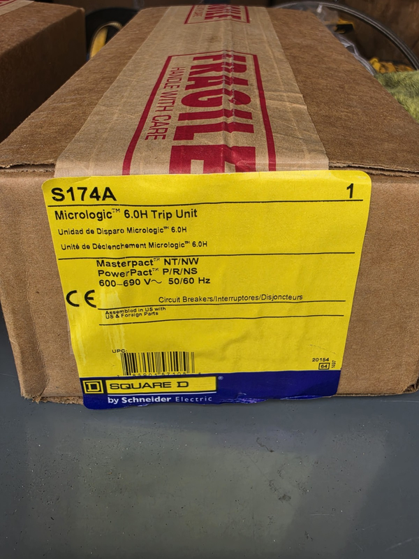 Square D S174A Micrologic 6.0H Materpact / Powerpact Circuit Breaker Trip Unit