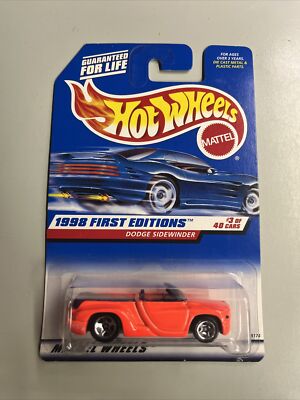 Hot Wheels 1998 First Editions Dodge Sidewinder 3/45 Collector 634