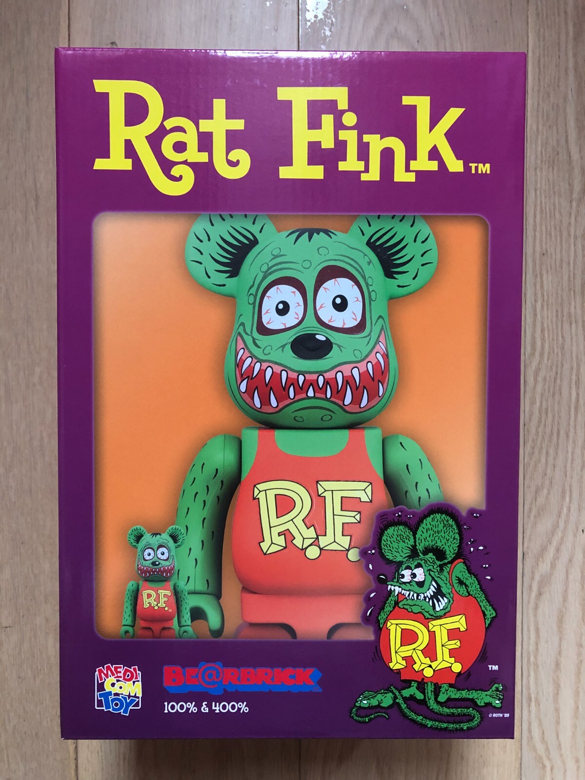 BearBrick BE@RBRICK Rat Fink 100% & 400% | eBay BearBrick BE@RBRICK Rat Fink 100% & 400% | eBay