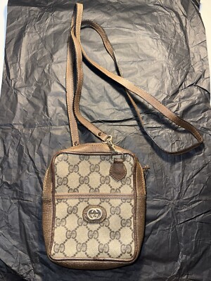 GUCCI GG Monogram Logo Mini Crossbody AUTHENTIC