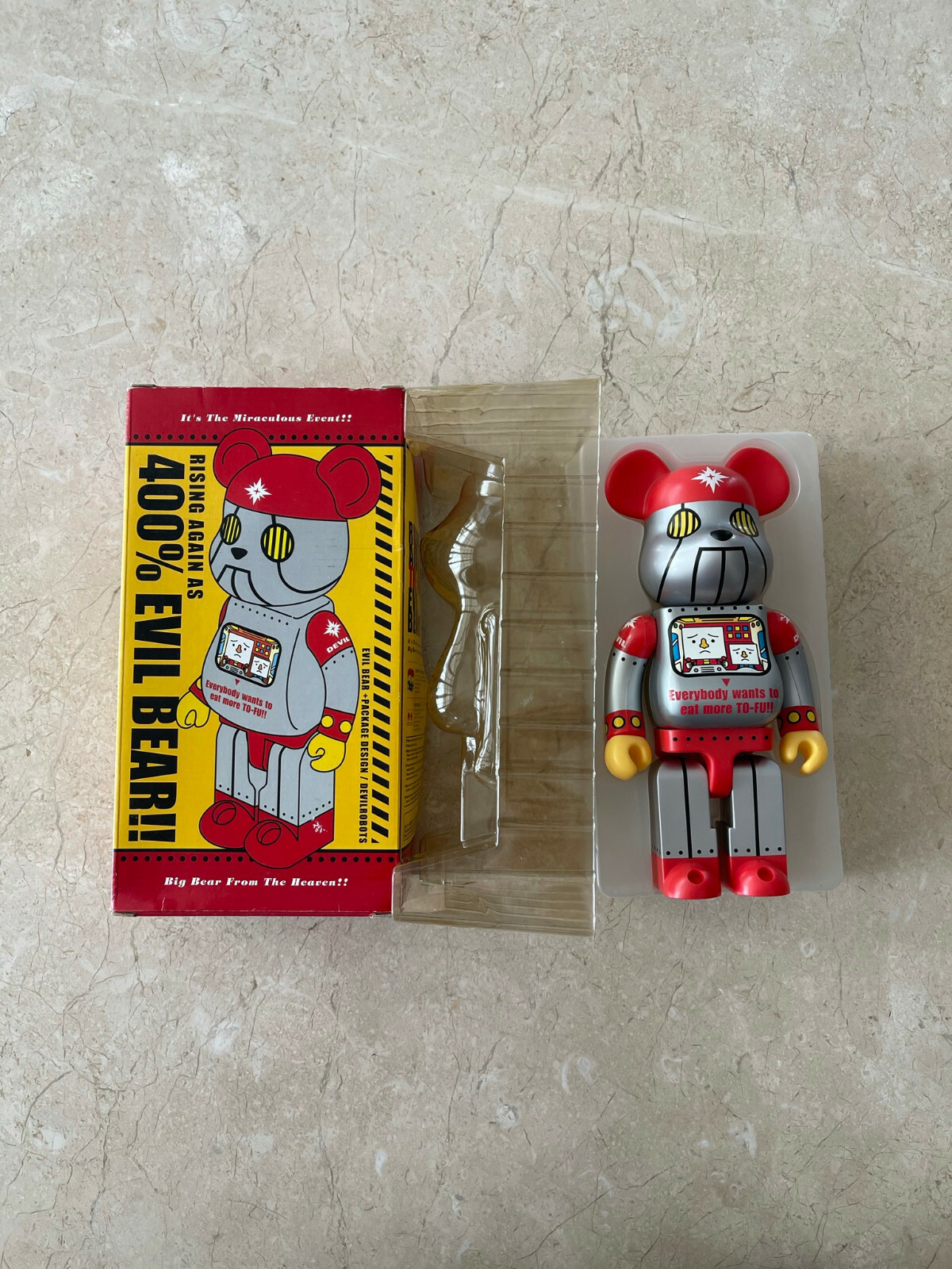 BE@RBRICK ベアブリック RISING AGAIN AS 400% EVIL BEAR DEVIL ROBOTS 