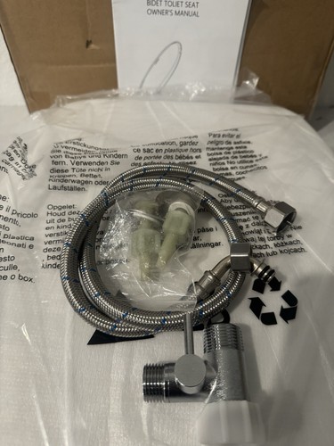 Elongated Bidet Toilet Seat with Quiet-Close, Non-Electric Bidet Toilet Seat...