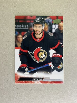 2022-23 Upper Deck #130 Artem Zub Ottawa Senators