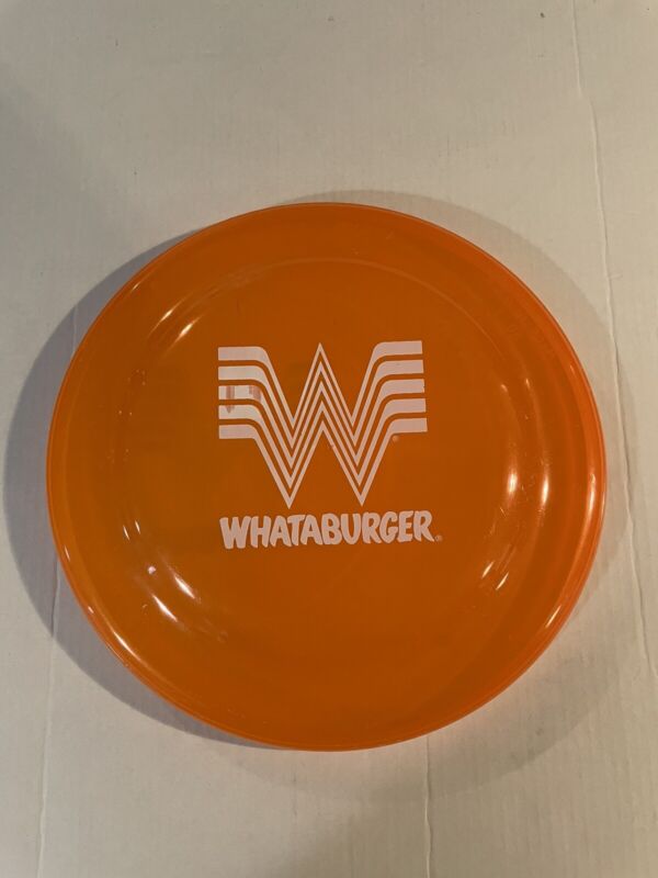 Whataburger Frisbee Small 7" inch Toy Humphrey Flyer Made in the U.S.A.