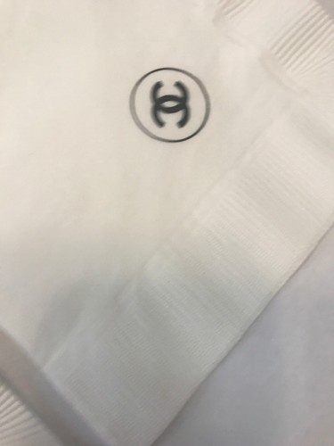 Set Of 2 Authentic Chanel Napkins