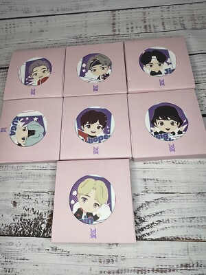 Set Of 7 BTS Tinytan Mini Towel RM Suga V J-Hope Jimin Jin Jung Kook