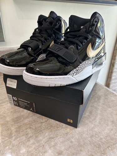 ★ Nike Air ★ Jordan Legacy 312 Black Gold Patent Nike Air Jordan Legacy 312 Black Gold Patent Mens Multi