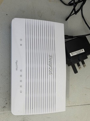 DrayTek Vigor2766 Router with UK Power Supply Tested Working