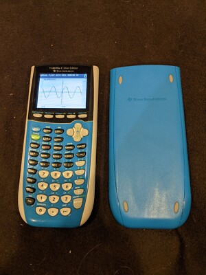 NWOB Blue TI-84 Plus C Color Silver Edition Graphing Calculator