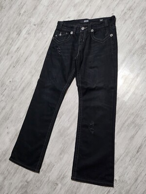 NEW MEK DENIM Jeans Men's Bootcut OAXACA 32 W 32 Distressed Outstanding Design