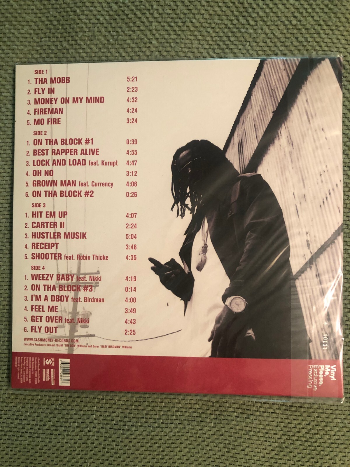 LIL WAYNE : THA CARTER II 2 LP RED VINYL ME PLEASE EXCLUSIVE PRESSING 2018 MINT