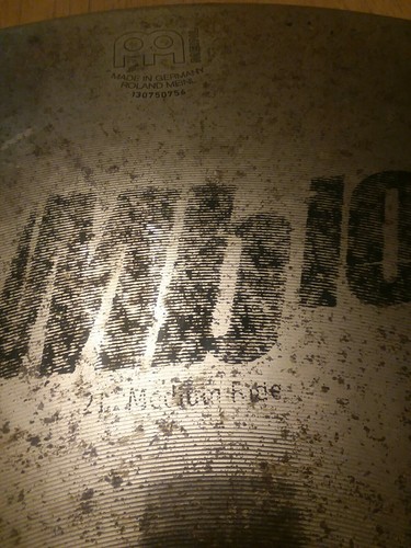 Meinl 21 Inch MB10 Ride Cymbal Big Bell Medium Weight Nice Pre-owned Germany