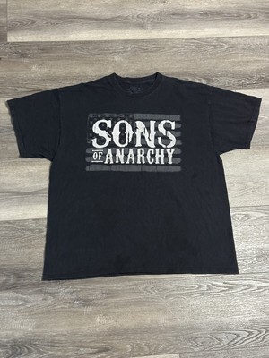 Sons Of Anarchy SAMCRO Shirt Skull Graphic Print Black Reaper - Men s 2XL XXL