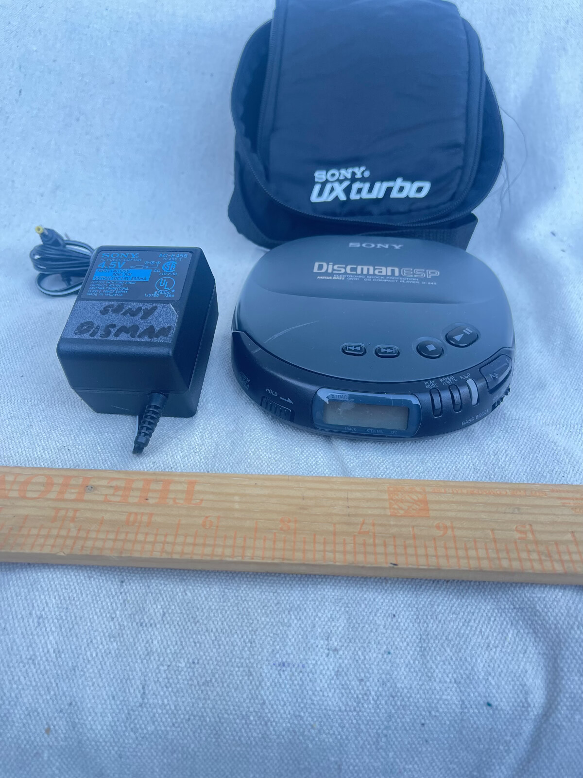 SONY ソニー ディスクマン Diskman ESP D-245 Vintage 1996 Sony Discman ESP CD Player Model D-245 For