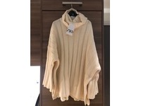 ZARA AW19 Cable Knit Sweater Jumper With Ruffles Ecru Cream S 6873//120 BNWT